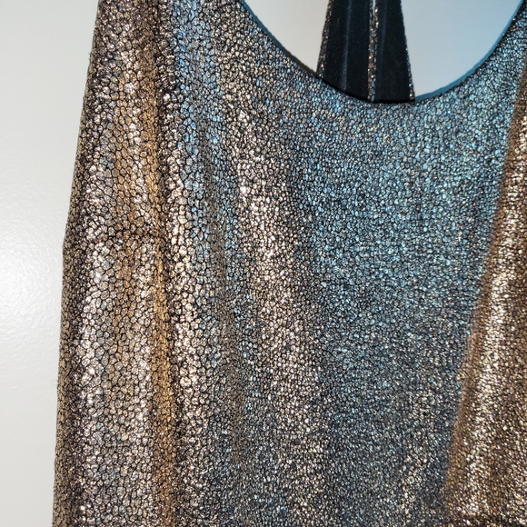 Forever21 Special Occasion Metallic Maxi Dress - Picture 3 of 5